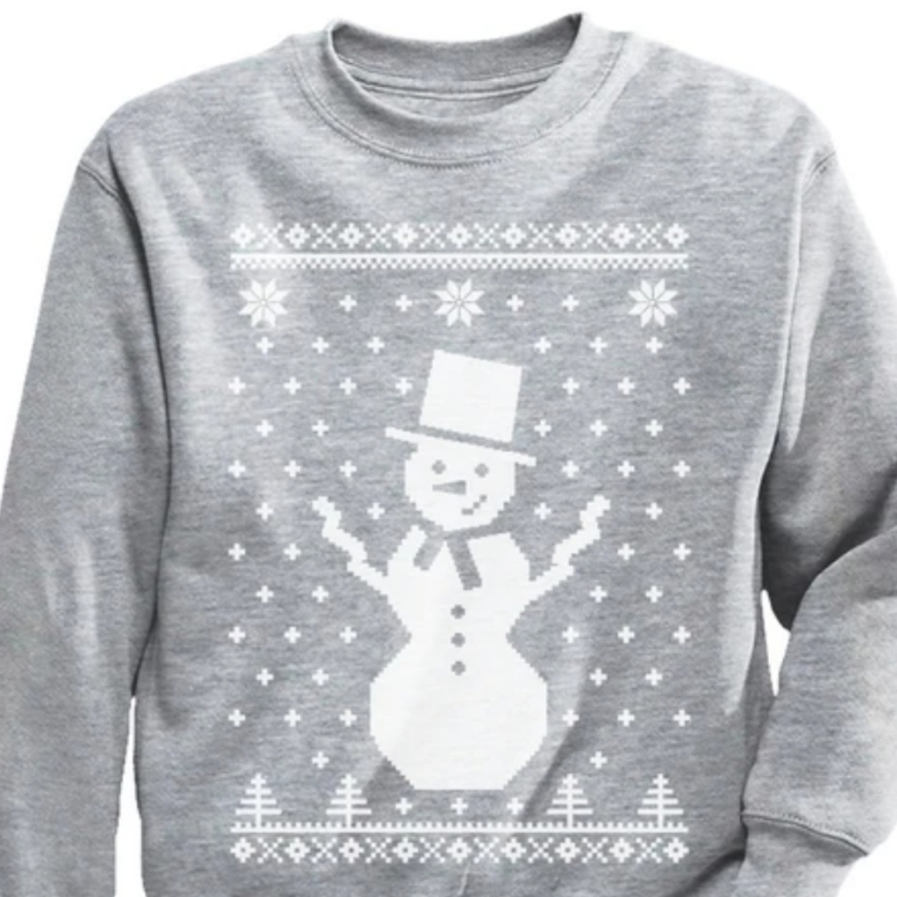 TStars Snowman sweatshirt in grey